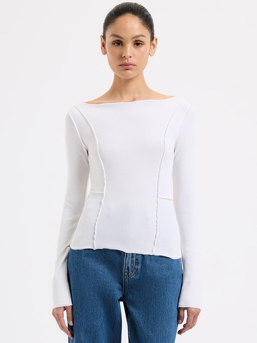 Nude Lucy Romee Top In Salt Size XS - Picture 11 of 11